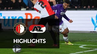 Highlights Feyenoord  AZ  Eredivisie [upl. by Odnalro]