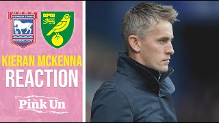 Kieran McKenna Reaction  Ipswich Town 22 Norwich City  The Pink Un [upl. by Gorlicki]