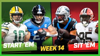 Week 14 Start Em Sit Em Michael Fabiano Sets Your Fantasy Lineup [upl. by Norb]