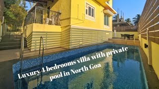 luxury villa with private pool in North Goa [upl. by Launce51]