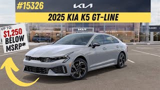 2025 Kia K5 GTLine  Wolf Gray  Tulsa Oklahoma City Dallas TX  15326 [upl. by Brunhild]