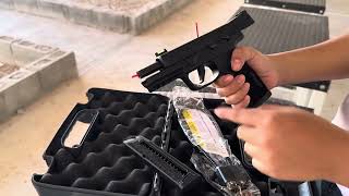 Candado para pistola sig sauer p322 calibre 22 [upl. by Ahsiekram]