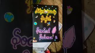 Interdisciplinary Project class 9 social science front page decoration ideas 💡😁💡 creative song [upl. by Ihsir]