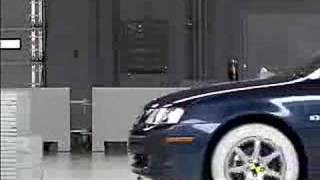 Crash Test of 2007 Saab 93 Covertible wsab [upl. by Palgrave]