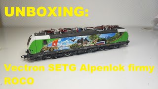 UNBOXING Vectron SETG Alpenlok firmy ROCO [upl. by Winsor]