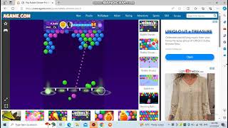 Playing Bubble Shooter Pro 3 Agame2752024 [upl. by Donelle]