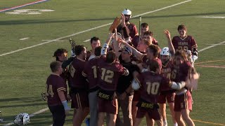 Stonington wins the ECC boys lacrosse championship 136 over East Lyme [upl. by Micki70]