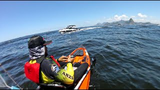 Pescaria muito produtiva em Piratininga Niterói RJ  KayaK Fishing [upl. by Ynattirb]