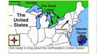 The Northeastern US Geography Song amp Video Rocking the World [upl. by Anora]