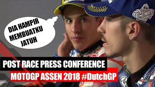 MotoGP Assen 2018  Post Race Press Conference DutchGP [upl. by Seagrave]