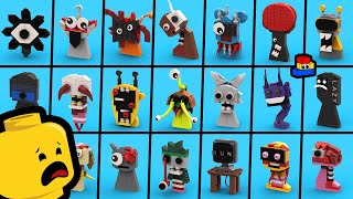 LEGO Sprunki How to Build PHASE 3 Every Character  Sprunki Incredibox [upl. by Audrit]