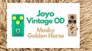 Joyo Vintage Overdrive vs Mosky Golden Horse Guitar Playthrough [upl. by Eissen]