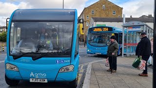 YJ15 AXM 408 Optare Solo SR Arriva Yorkshire on a short hop from Heckmondwike to Cleckheaton on 261 [upl. by Stelmach]