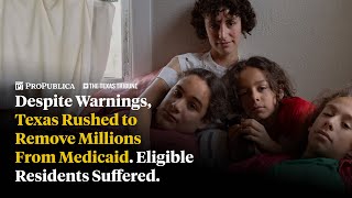 Texas Ignored Medicaid Enrollment Guidance and Warnings Records Show [upl. by Eissac336]