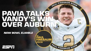 Diego Pavia discusses his newfound stardom during Vandy’s historic season  Paul Finebaum Show [upl. by Destinee]