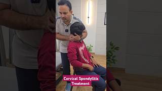 Cervical Spondylitis Treatment Session In India by Drmushtaque 🇮🇳 chiroprectic spasms sciatica [upl. by Iolanthe]