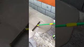 Cement concrete floor cracks exposed stones and ash repairConcrete thin layer repair technology [upl. by Akeim]