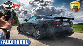 700HP Jaguar F Type SVR ARDEN RACECAT  REVIEW POV on AUTOBAHN amp ROAD by AutoTopNL [upl. by Chao921]