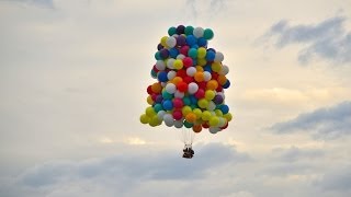 TransAtlantic Cluster Balloon  quotNewfoundland Expressquot  Col Kittinger mix [upl. by Asenej416]