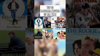 Top 10 Baseball Movies Of All Time mlb movies sports [upl. by Aizirtap608]