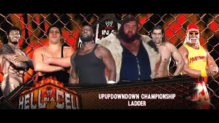 WWE 2K23  6men Ladder match  Hogan Andre Gonzalez Omos Khali amp Haystacks [upl. by Nivad]