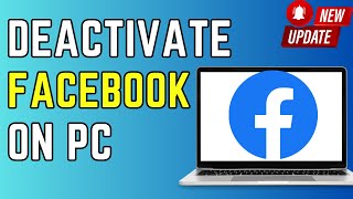 How to Deactivate Facebook Account on PC 2023 New update [upl. by Ahsirahc]