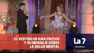 El vestido de Kika Frutos y su mensaje sobre la salud mental  La 7 [upl. by Maxey996]