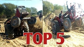 Top 5 Tractor Stunts In Pakistan [upl. by Htebaras]