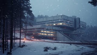 SCP Research Center  3 Hour SCP Ambient with Blizzard Sounds Relaxing Music [upl. by Ahsikin]