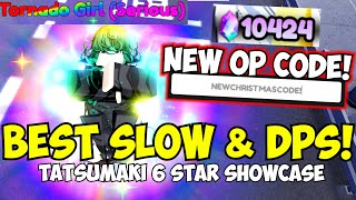 NEW OP CODE 6 Star Tatsumaki IS OP SLOW amp FULL AOE DPS  ASTD Showcase [upl. by Atinal243]