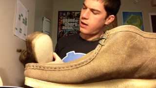 Clarks Wallabees Boots Unboxing  Taupe Suede [upl. by Lebanna676]