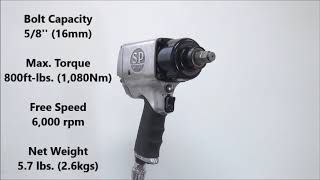 SP AIR SP 1140EX Impact Wrench [upl. by Elodea]