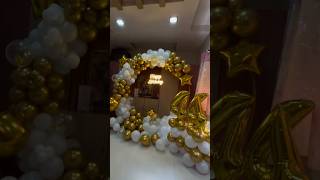 How to make this Balloon arch balloon decoration ideas balloon balloonarch birthday diy party [upl. by Lesoj]