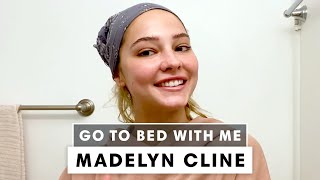 Outer Banks Star Madelyn Clines Nighttime Skincare Routine  Go To Bed With Me  Harpers BAZAAR [upl. by Emolas]