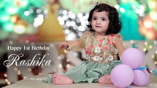 1st Birthday Highlight 2022  Rashika  Ridhi Films [upl. by Rafat]