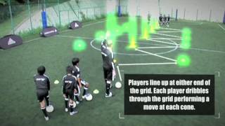 Coerver Coaching Mirror Moves  Week 12 [upl. by Showker744]