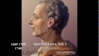 The Spirit of the Laws 1 Montesquieu 1748 [upl. by Ttoille519]