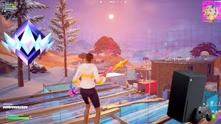 Xbox Series X Fortnite Chapter 5 Season 4 RANKED Gameplay 4K 120FPS [upl. by Oaks39]