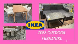 IKEA OUTDOOR FURNITURE 2022 BALCONYPATIO FURNITURE [upl. by Corbett]