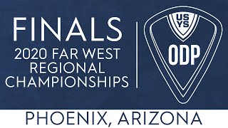 2020 USYS ODP Far West Regional Championships  FINALS [upl. by Rihat]