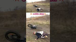 cruise control stuck on ebike crash  fullsend wipeout sendit mtb ￼ [upl. by Kimmel390]