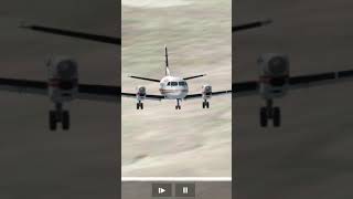 Saab 340B at LukaNepal at 11000ft for more landing comment planes aviation landing avgeek [upl. by Yrebmik]