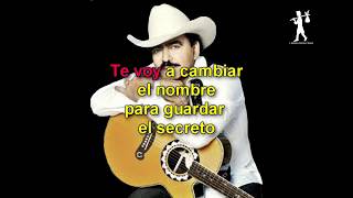 JOAN SEBASTIAN  Secreto de amor Karaoke Sergio Productions [upl. by Urba]