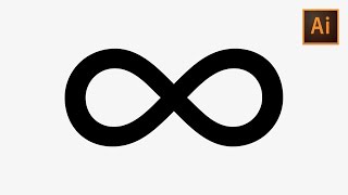 Learn How to Quickly Create an Infinity Symbol in Adobe Illustrator  Dansky [upl. by Olva]