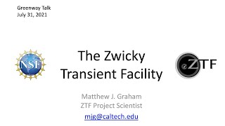 ZTF The Zwicky Transient Facility at Palomar Observatory [upl. by Adamson99]