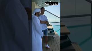 Cristiano Ronaldo vs habibi in Dubai habibi burjkhalifa explore dubai travel shortsvideo cut [upl. by Neelrak]