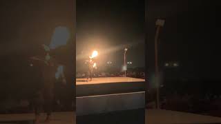 🌵 Dubai Safari Camp में फायर शो भाग 2  Arabic Music Fire Performance Highlights 🔥 [upl. by Oniluap547]