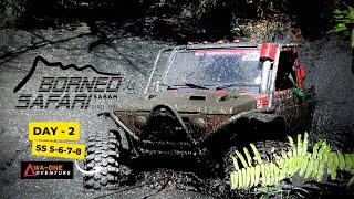 BORNEO SAFARI INTERNATIONAL OFFROAD CHALLENGE 2024 DAY2 WAONE ADVENTURE [upl. by Anitsyrc497]