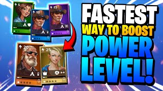 HOW TO BOOST YOUR POWER LEVEL FAST IN SAVE THE WORLD [upl. by Michigan]