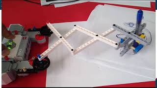 How to make a drawbot using Lego Mindstorms EV3 kit stepbystep basic legomindstormsev3 [upl. by Enelra851]